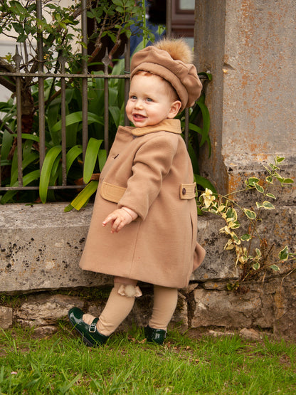 Sonata Classic Style Boys Camel Coat AW (Made to order)