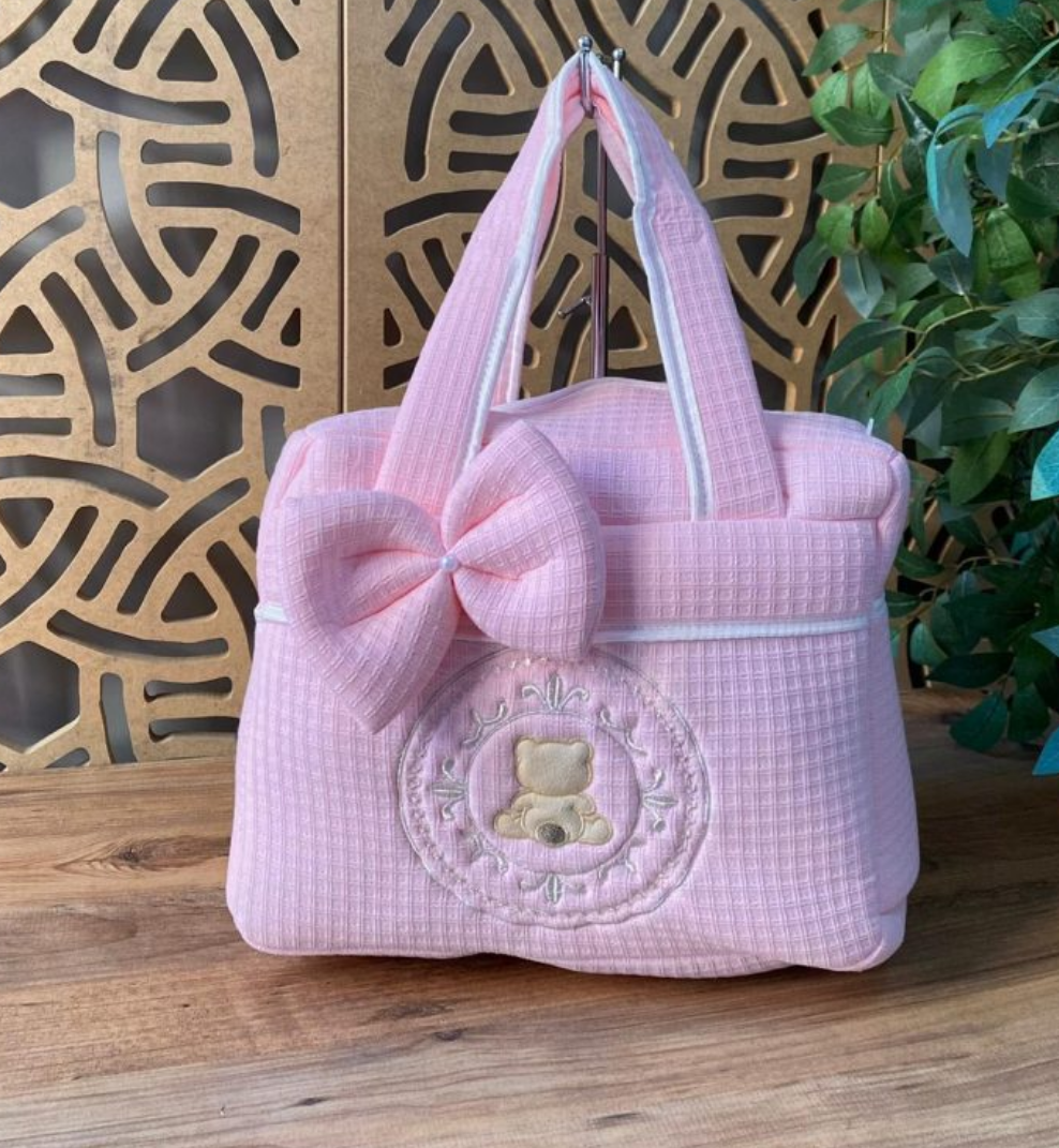 Baby teddy changing bag