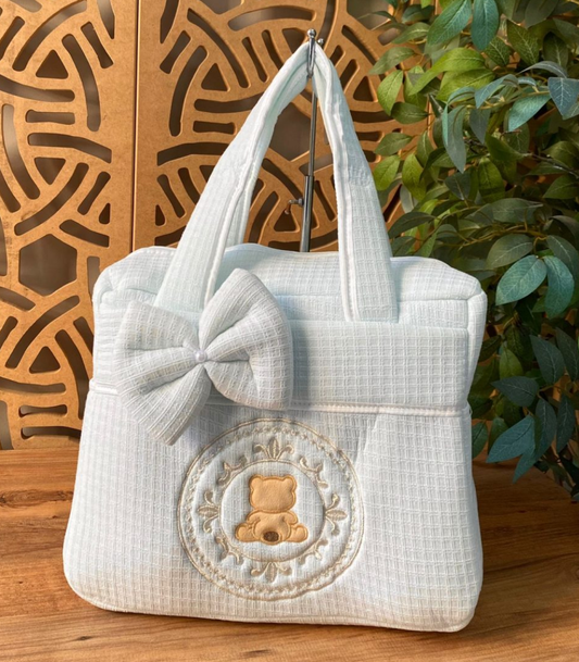 Sky blue changing bag