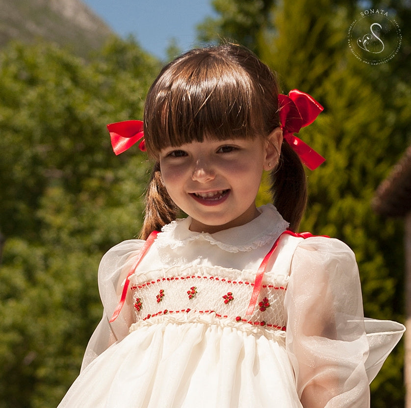Sonata HandSmocked Dress AW (Made to order)
