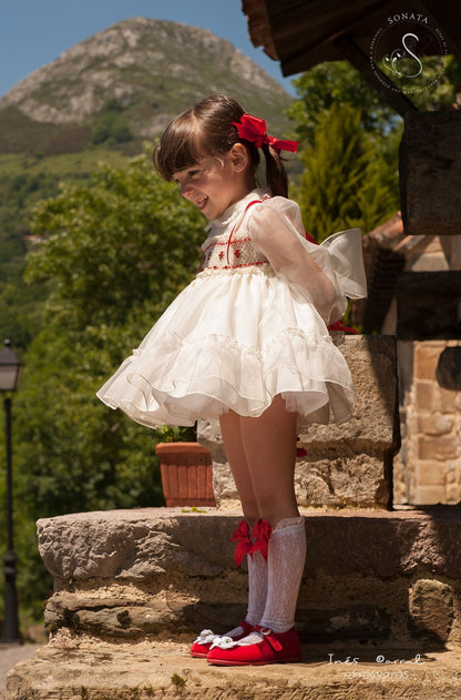 Sonata HandSmocked Dress AW (Made to order)