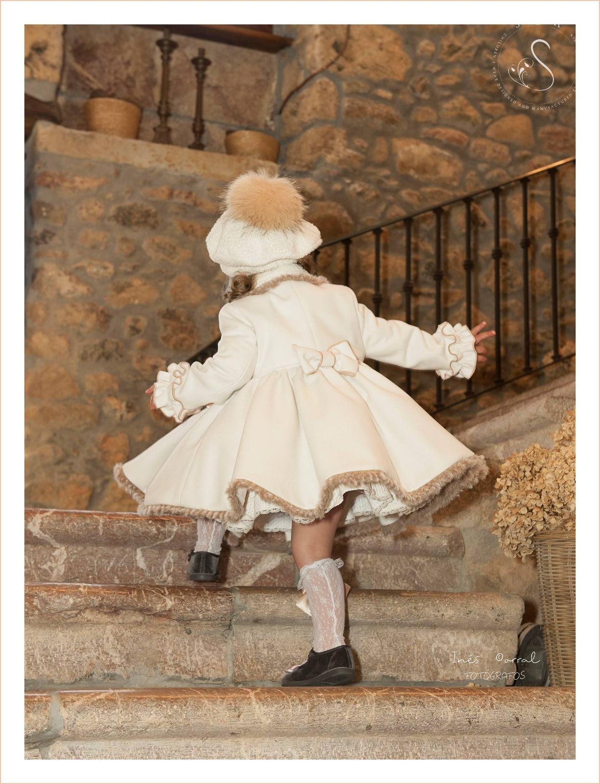 Sonata Cream & Gold Coat AW (Made to order)