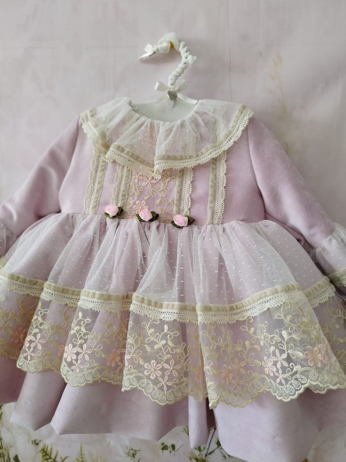 Sonata Pink Velvet Puffball AW (Made to order)