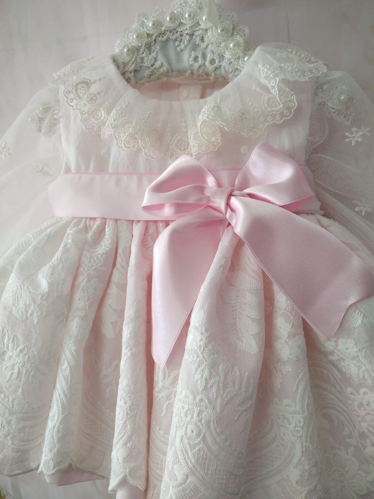 Pale Pink Girls Extravaganza Puffball Dress AW (Made to order)