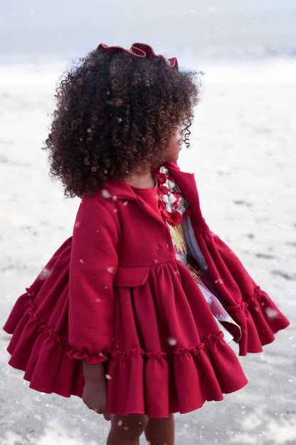 Ela Confeccion Chanele Red Handmade Coat AW25 - (Made to order)
