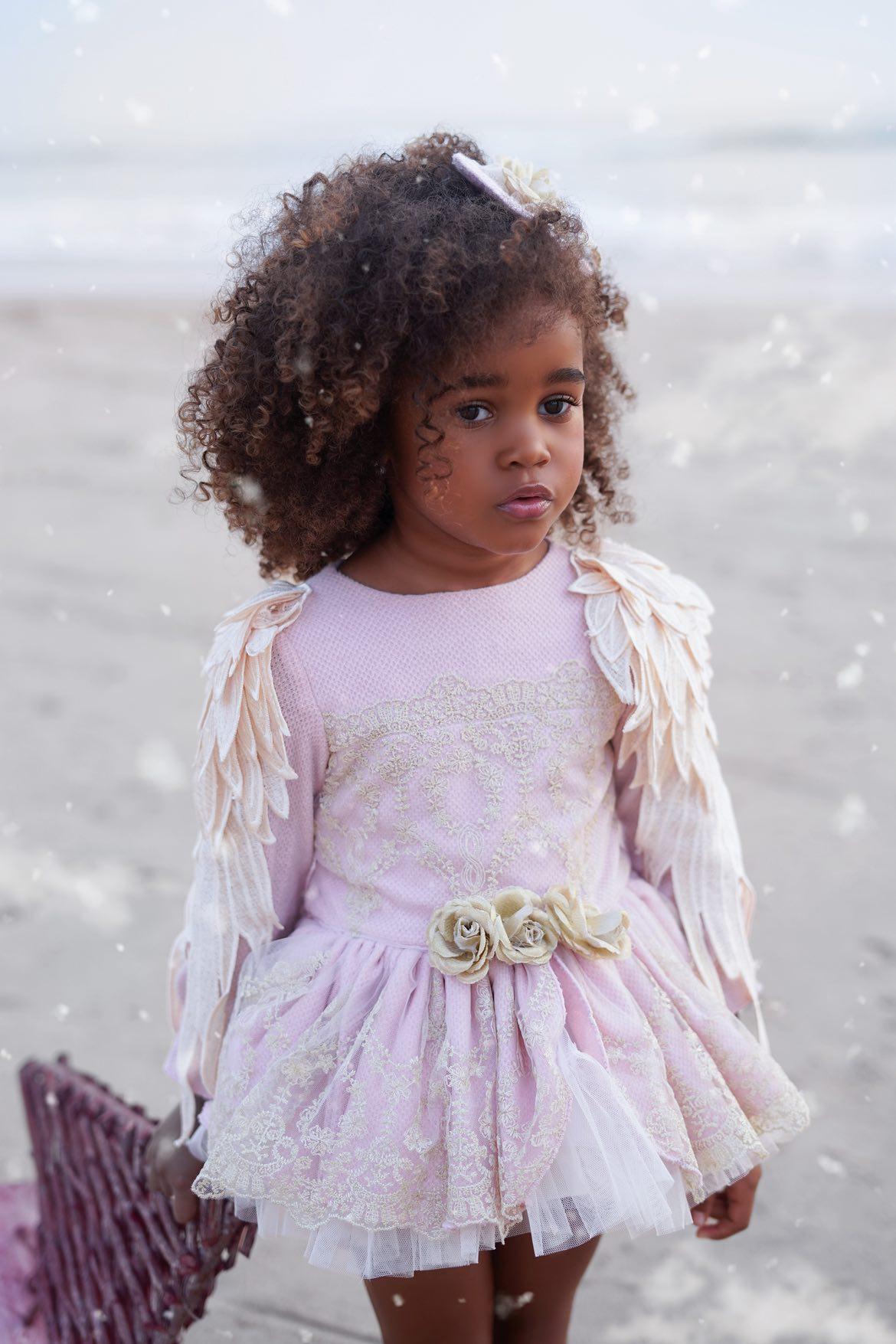 Pink Angel Handmade Dress, Knickers & Headpiece - (Made to order) Ela Confeccion AW25