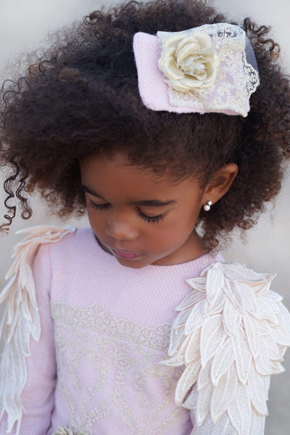 Pink Angel Handmade Dress, Knickers & Headpiece - (Made to order) Ela Confeccion AW25