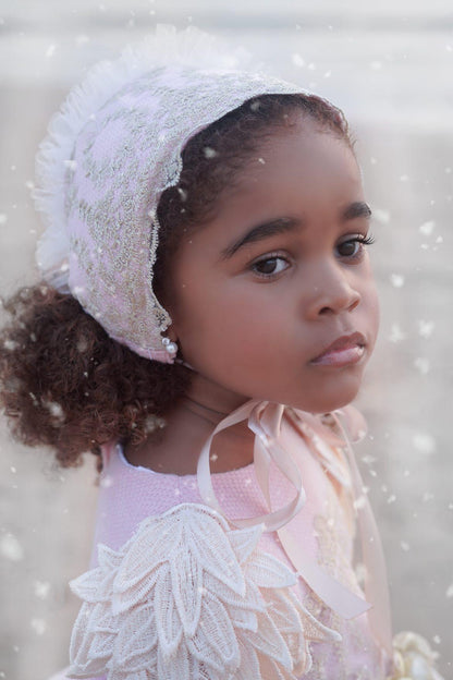 Pink Angel Handmade Dress, Knickers & Headpiece - (Made to order) Ela Confeccion AW25