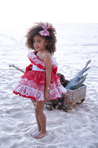 Ela Confeccion SS26 Valentines Handmade Girls 3 Piece Set - (Made to order)