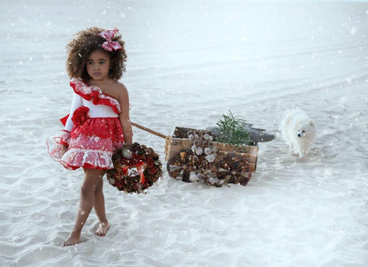Ela Confeccion SS26 Valentines Handmade Girls 3 Piece Set - (Made to order)