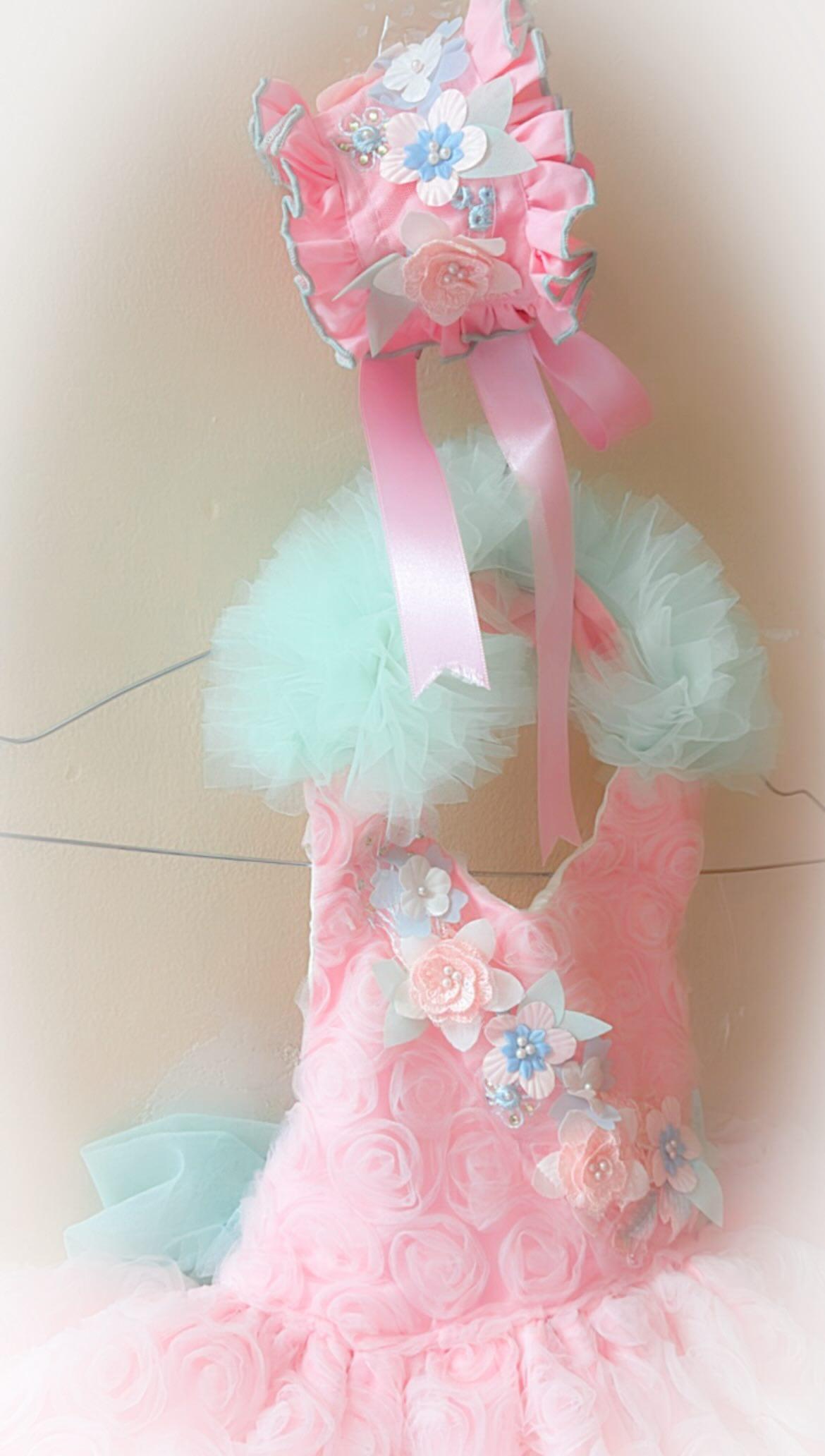 Girls Rosetta Handmade Dress, Knickers & Hairpiece Set - Ela Confeccion SS26 (Made to order)
