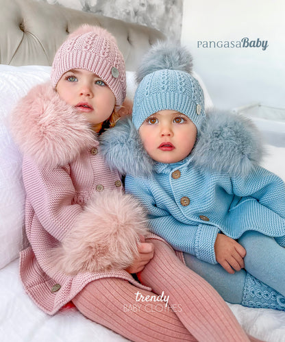 Pangasa Baby Powder Pink Faux Jacket - Preorder