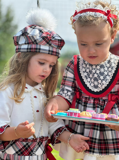 Girls Tartan Checked Dress AW (Made to order)