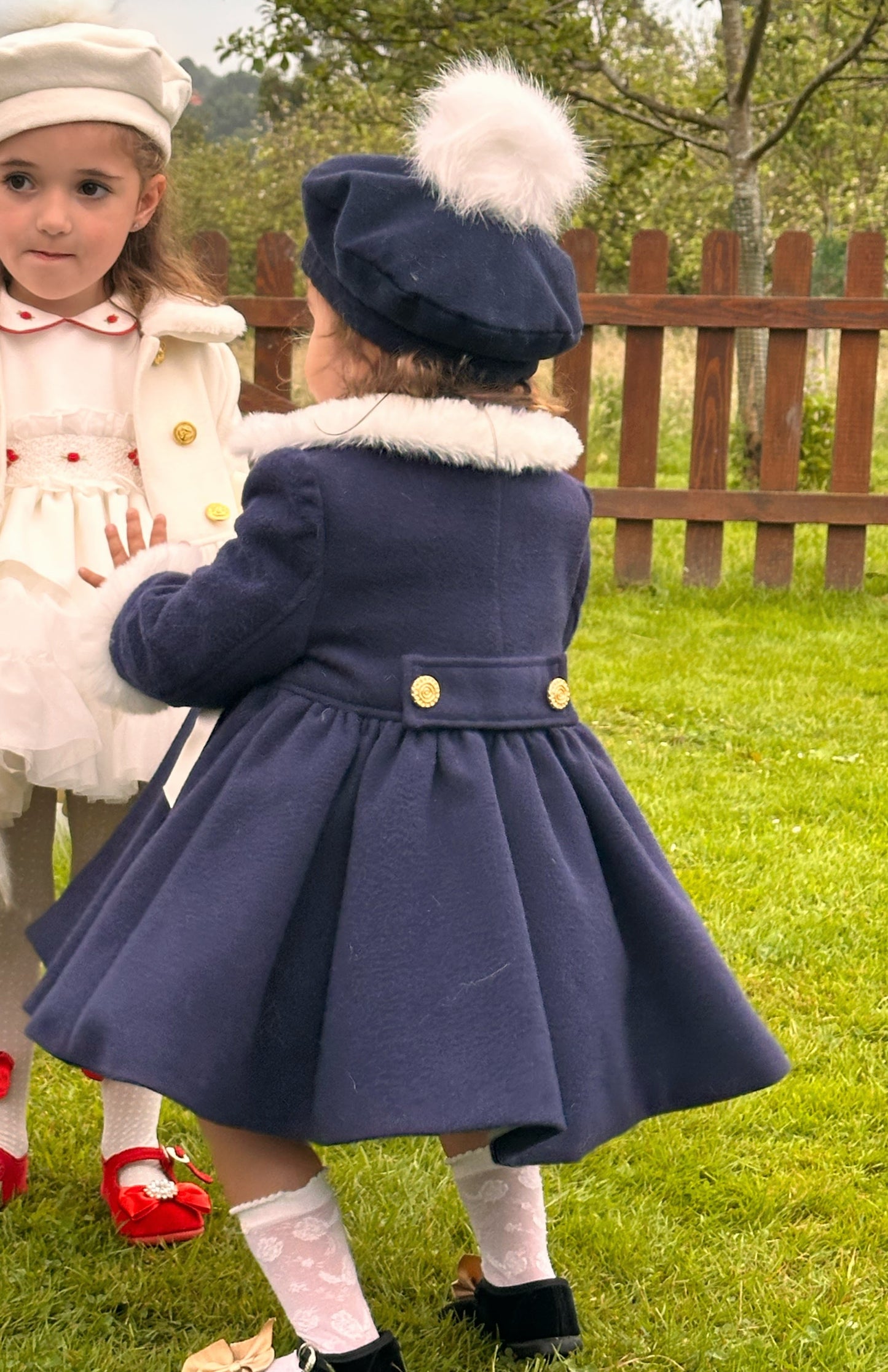 Girls Navy Beret AW (Made to order)