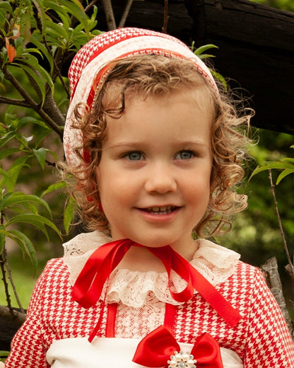 Sonata Monarch Red Checked Dress AW (Made to order)