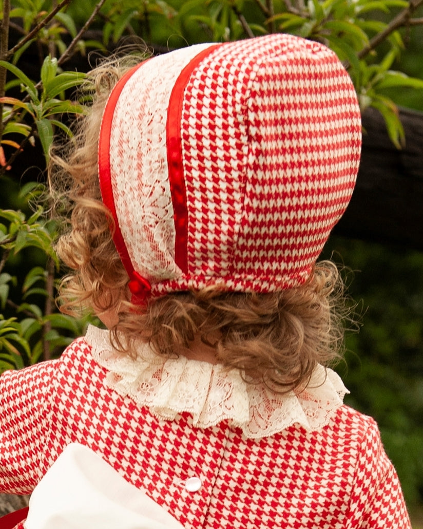 Sonata Monarch Red Checked Dress AW (Made to order)