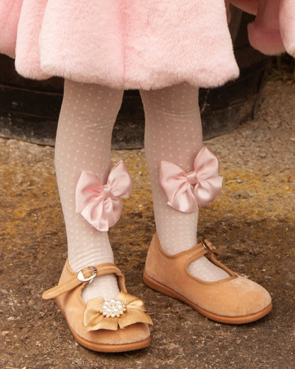 Sonata handmade plumeti bow tights (any colour)