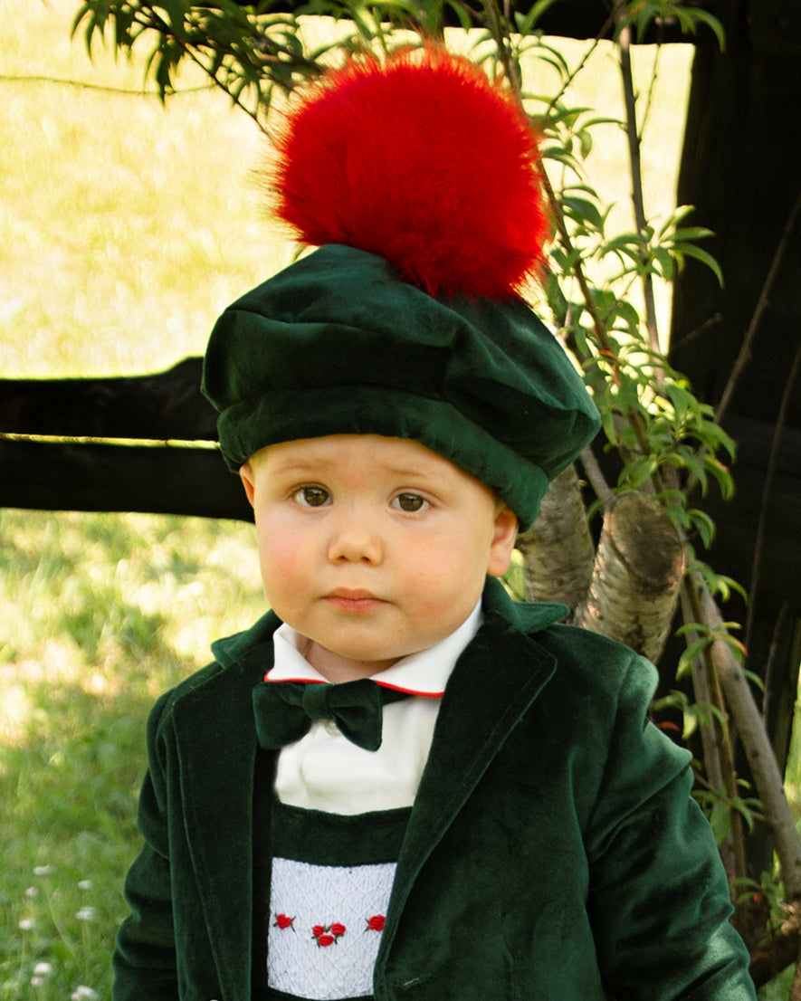 Sonata Handmade Boys Bottle Green Blazer AW (Made to order)