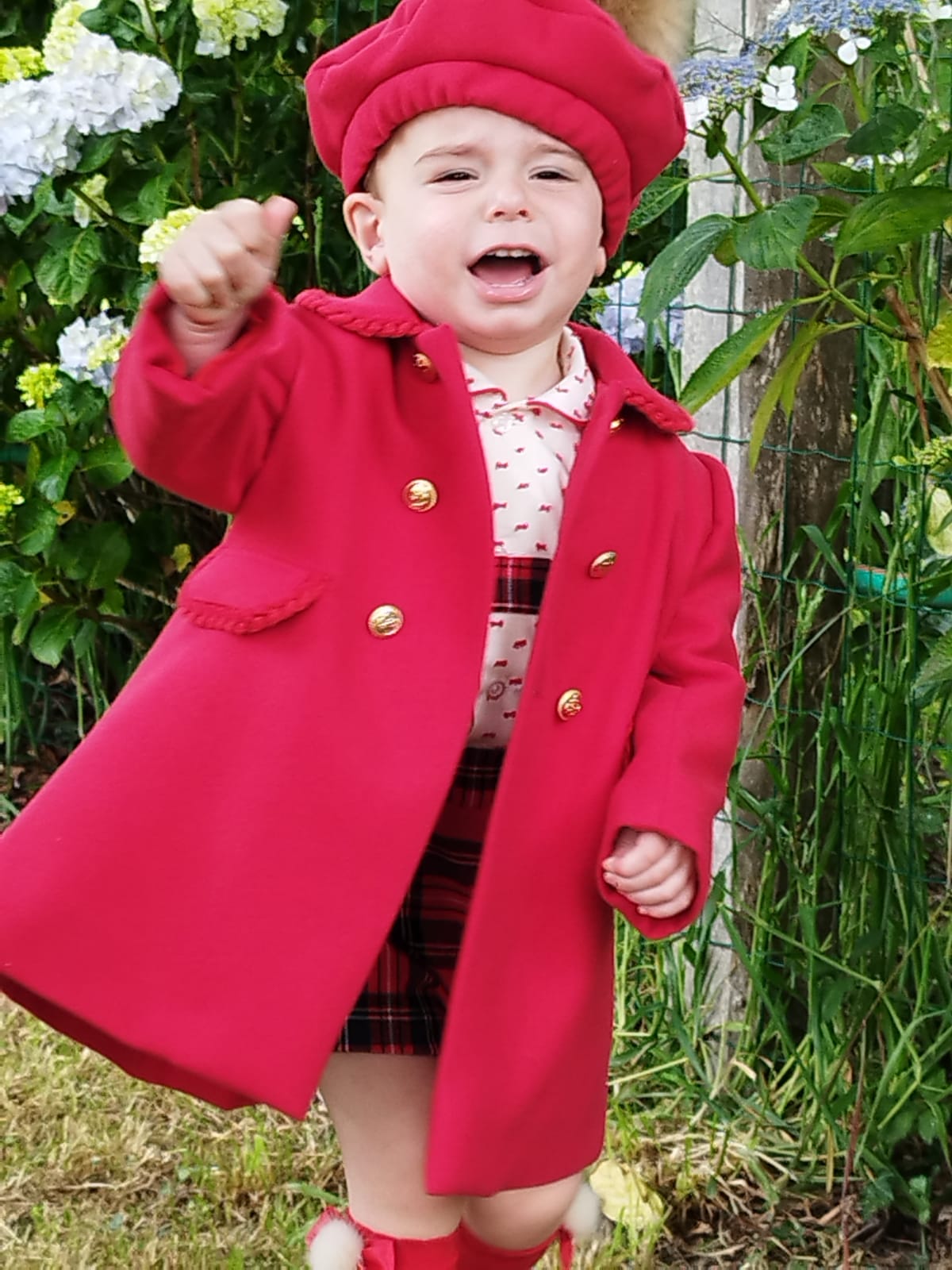 Sonata Boys Red Coat AW (Made to order)