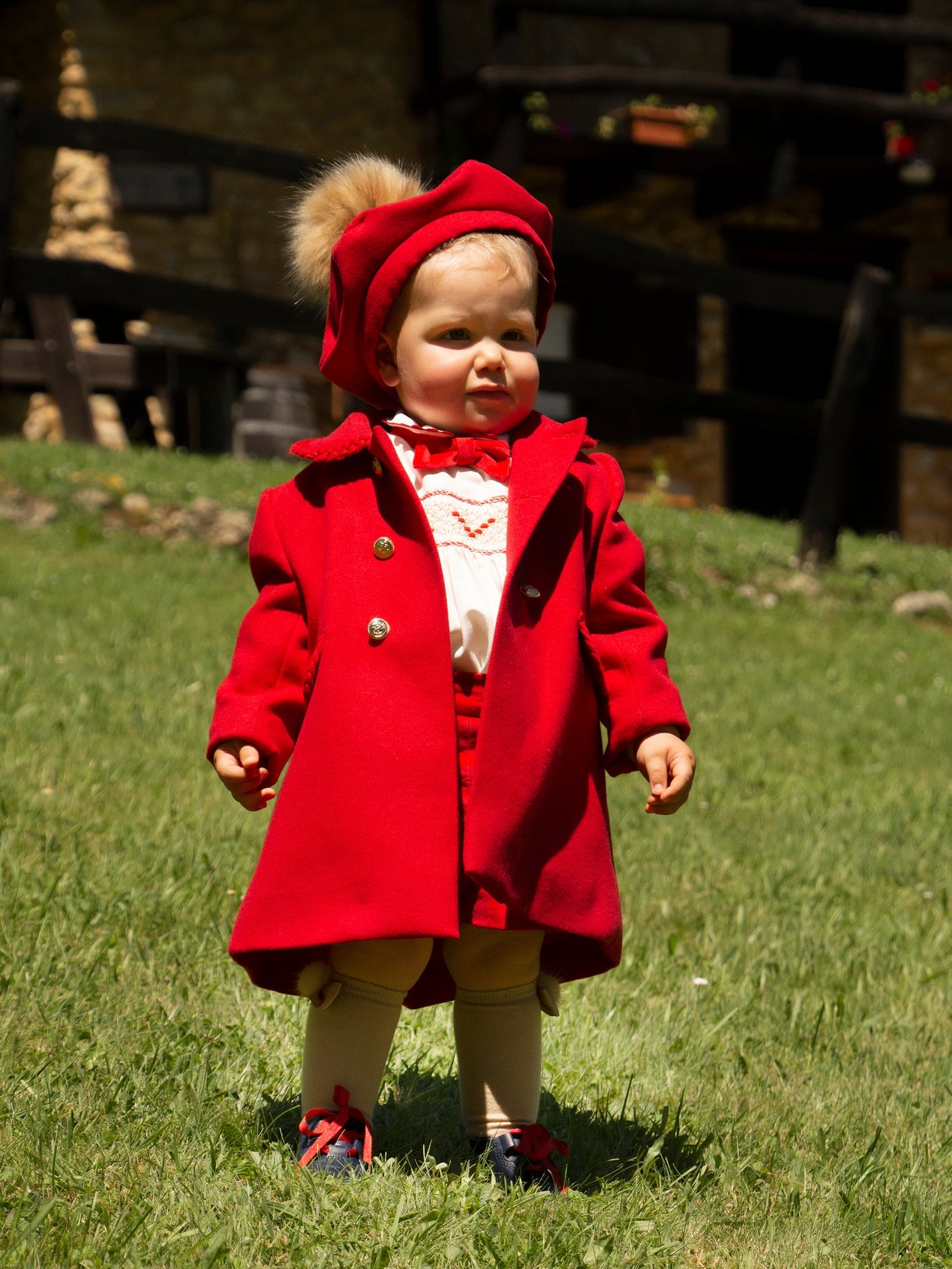 Sonata Boys Red Coat AW (Made to order)