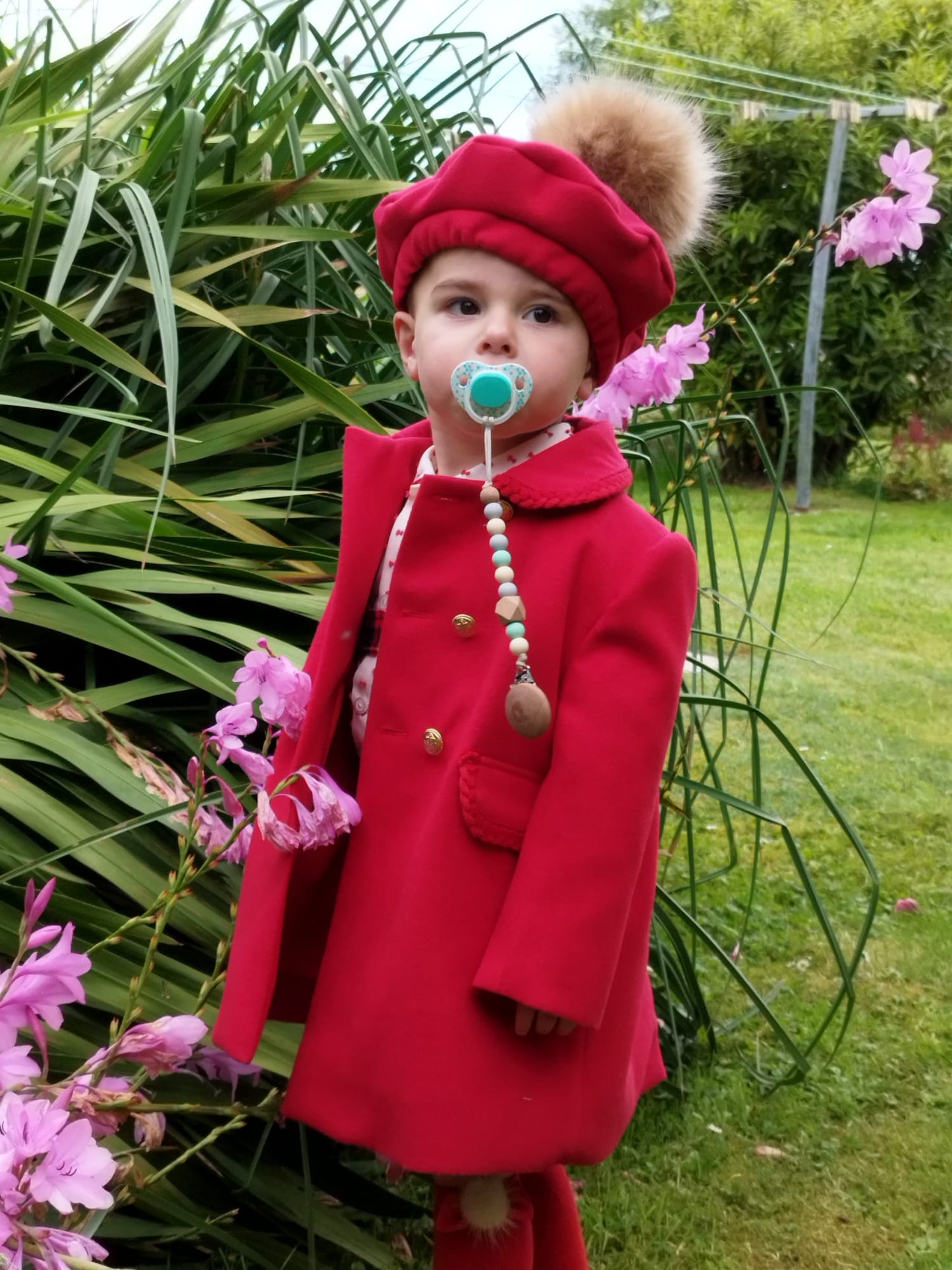 Sonata Boys Red Coat AW (Made to order)