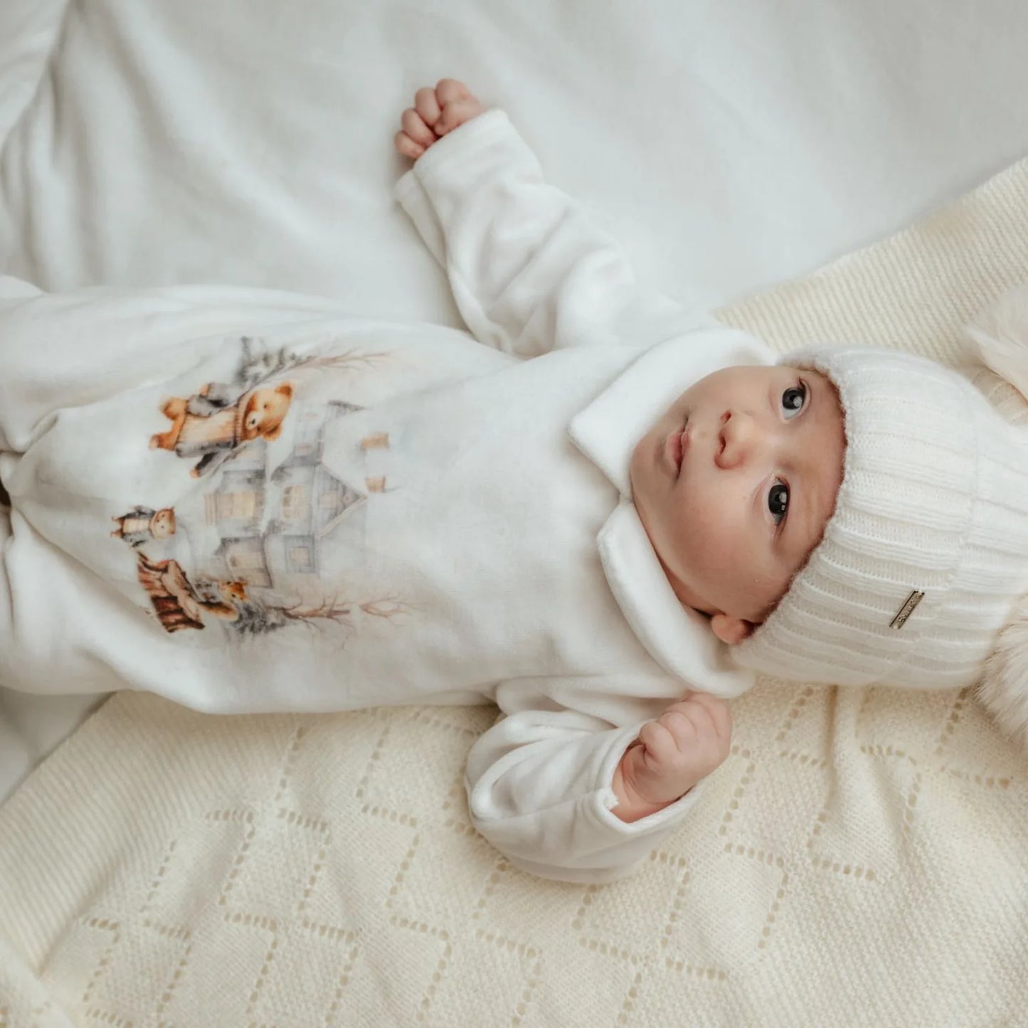 Baby Boys Homero Swaddle, Hat, Bib & Babygrow Set