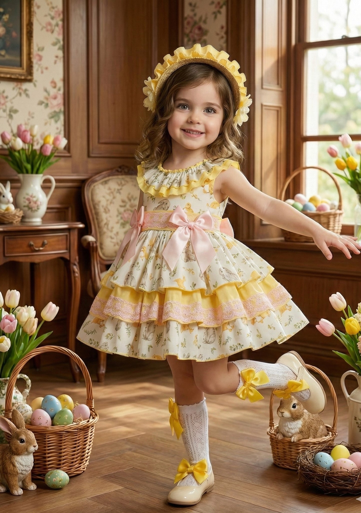 Springtime Bunny Sonata Dress SS26 (Made to order)