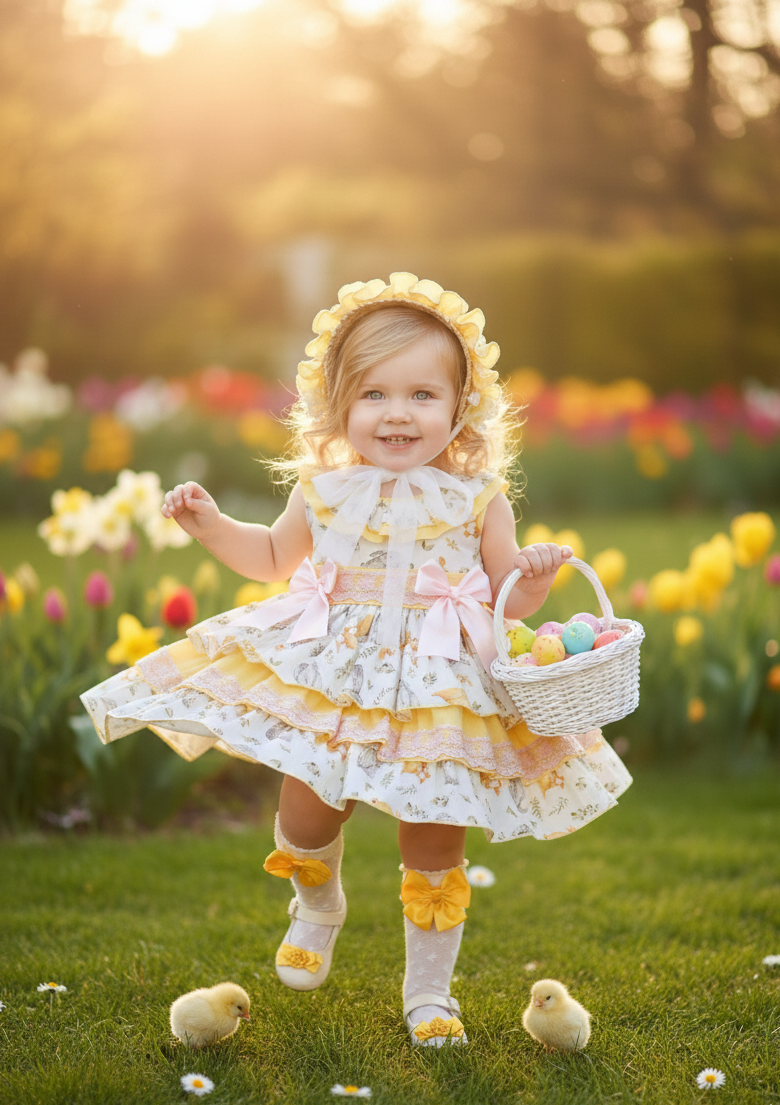 Springtime Bunny Sonata Dress SS26 (Made to order)