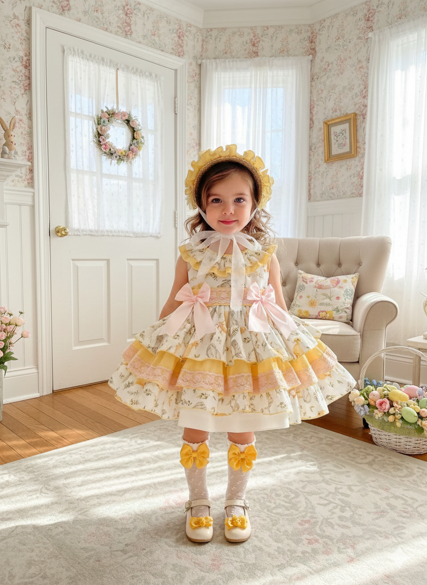 Springtime Bunny Sonata Dress SS26 (Made to order)