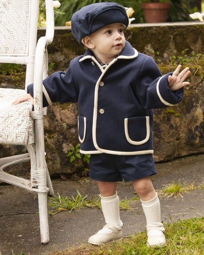 Sonata Boys Navy Persian Handmade Jacket AW (Made to order)