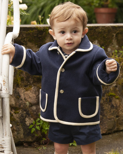 Sonata Boys Navy Persian Handmade Jacket AW (Made to order)