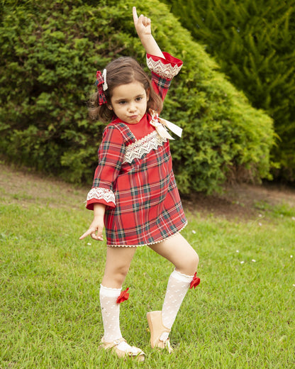 Sonata Tartan A-Line dress AW (Made to order)
