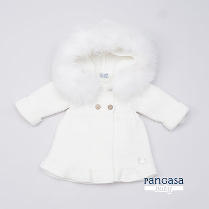 Pangasa Baby Ivory Fur Jacket - Preorder