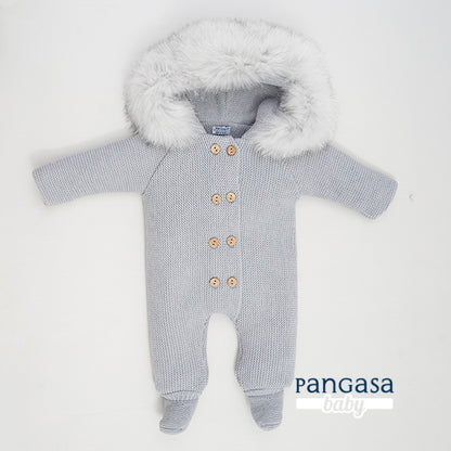 Pangasa Baby Faux Fur Pramsuit - 6 colours - Preorder