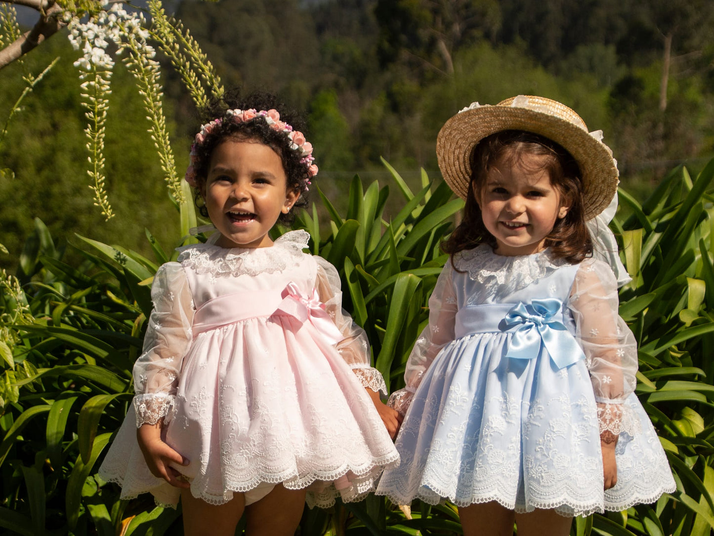 Pale Pink Girls Extravaganza Puffball Dress AW (Made to order)