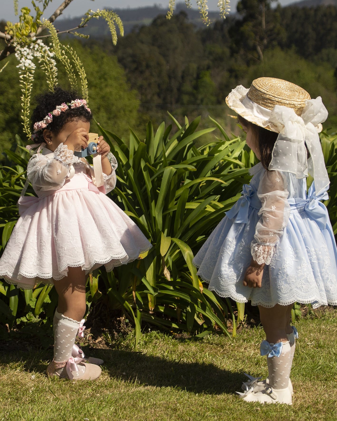Pale Pink Girls Extravaganza Puffball Dress AW (Made to order)