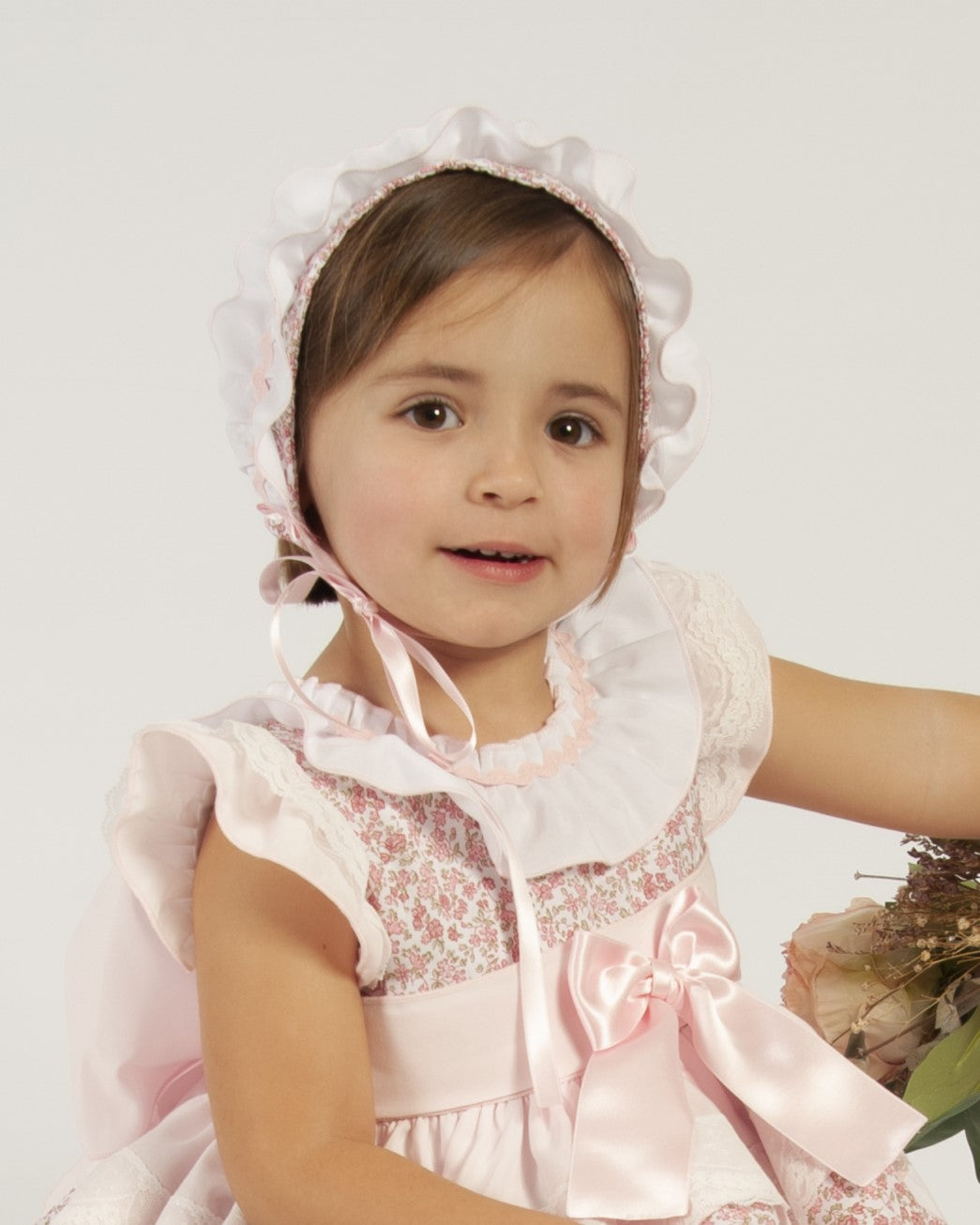 Pink Amelia Ruffle Dress (Made to order)