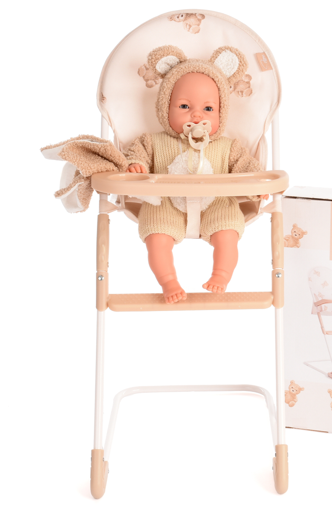 Teddy Bear Dolls High Chair - In stock