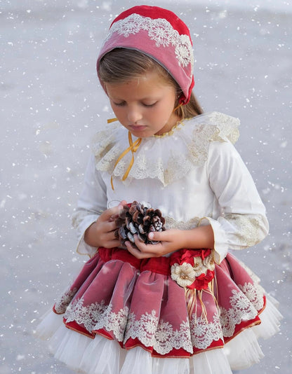 Ela Confeccion Chanele Lace Handmade Blouse Skirt & Hairpiece - (Made to order) AW25