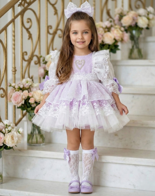 Sonata Lilac Orchid Dream Dress - (Made to order)