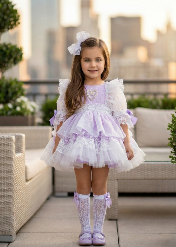 Sonata Lilac Orchid Dream Dress SS26 - (Made to order)