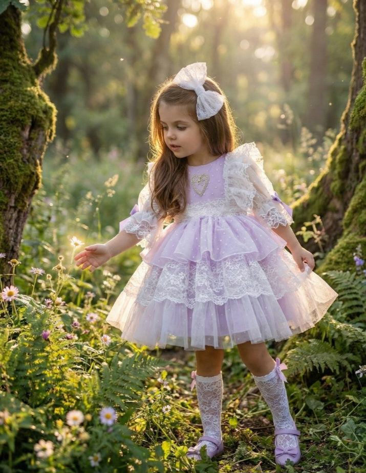 Sonata Lilac Orchid Dream Dress SS26 - (Made to order)