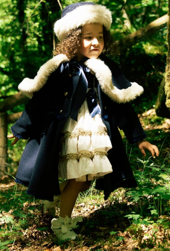 Sonata Emily Navy Coat AW (Made to order)