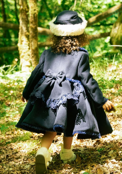Sonata Emily Navy Coat AW (Made to order)