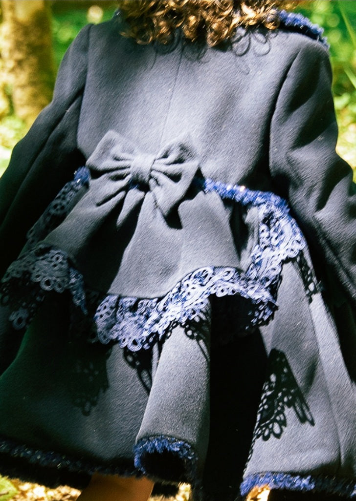 Sonata Emily Navy Coat AW (Made to order)