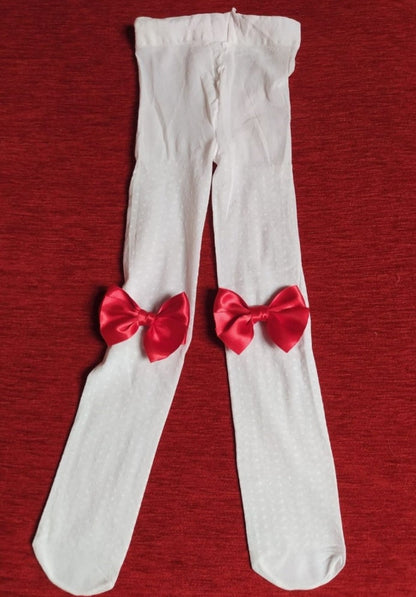 Sonata handmade plumeti bow tights (any colour)