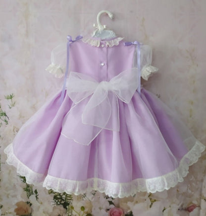 Sonata Lilac Smock Dress (Made to Order)