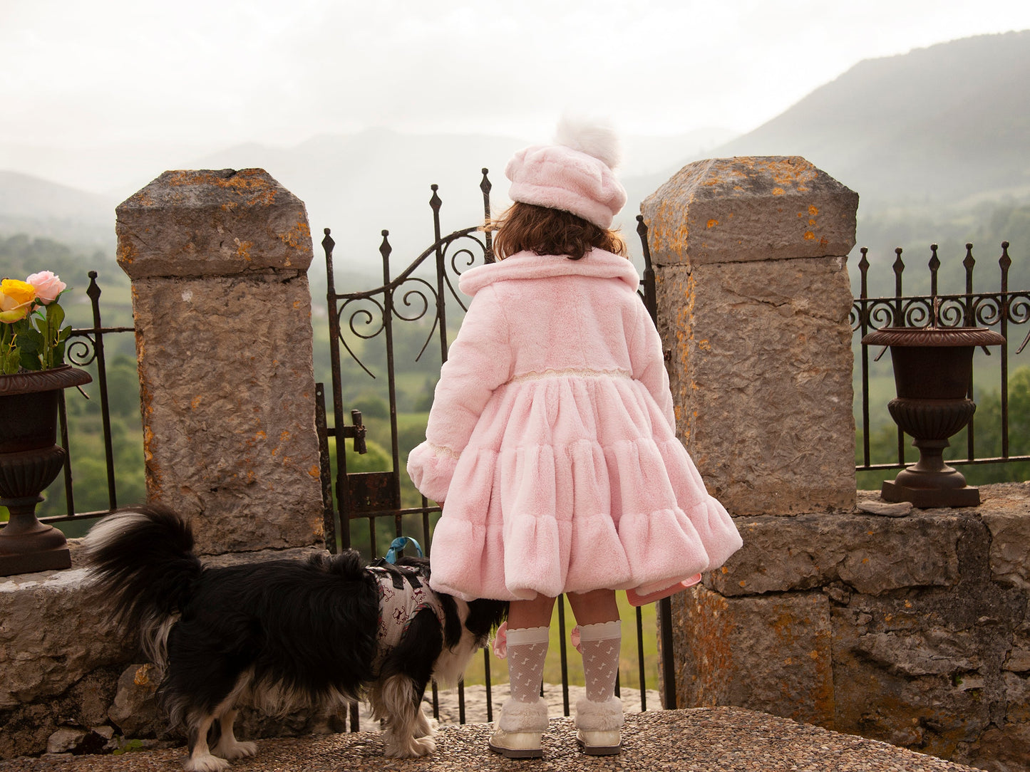 Sonata Pink Fur Coat AW (Made To Order)