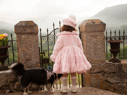 Sonata Pink Fur Coat AW (Made To Order)