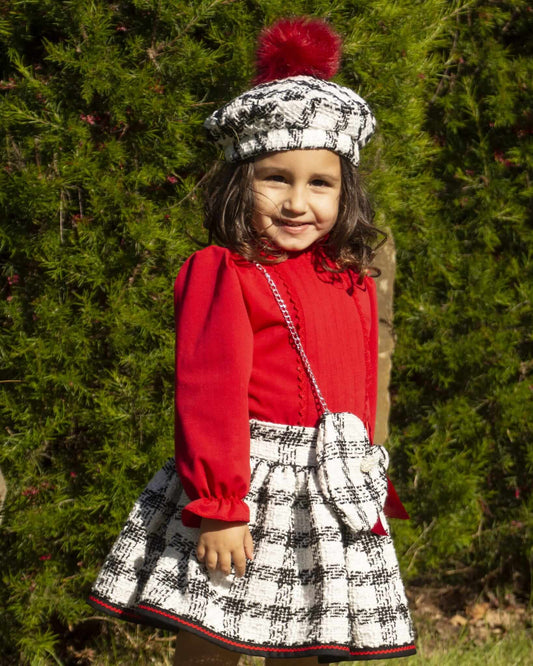 Girls Handmade Tweed Skirt AW (Made to order)